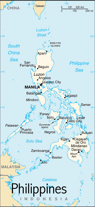 Map of Philippines - Print for easier reading.